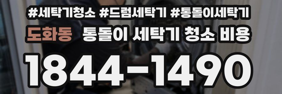 도화동 통돌이 세탁기 청소 비용
