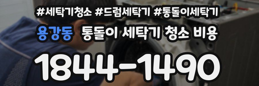 용강동 통돌이 세탁기 청소 비용