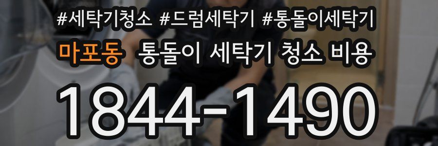 마포동 통돌이 세탁기 청소 비용