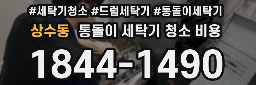 상수동 통돌이 세탁기 청소 비용