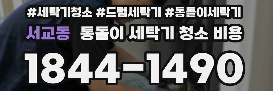 서교동 통돌이 세탁기 청소 비용