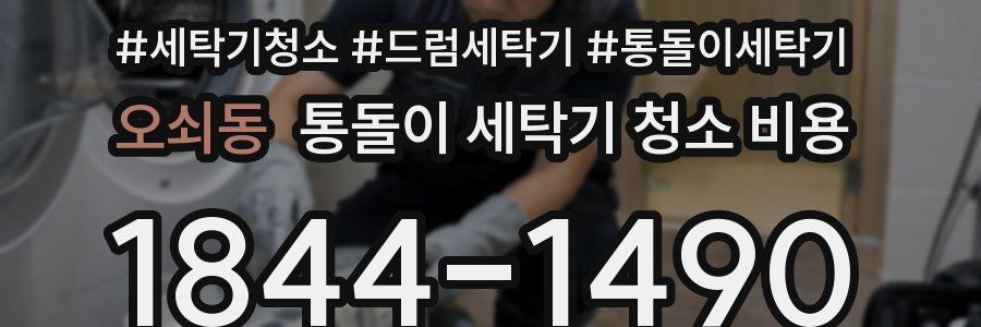 오쇠동 통돌이 세탁기 청소 비용