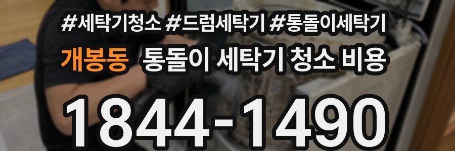 개봉동 통돌이 세탁기 청소 비용