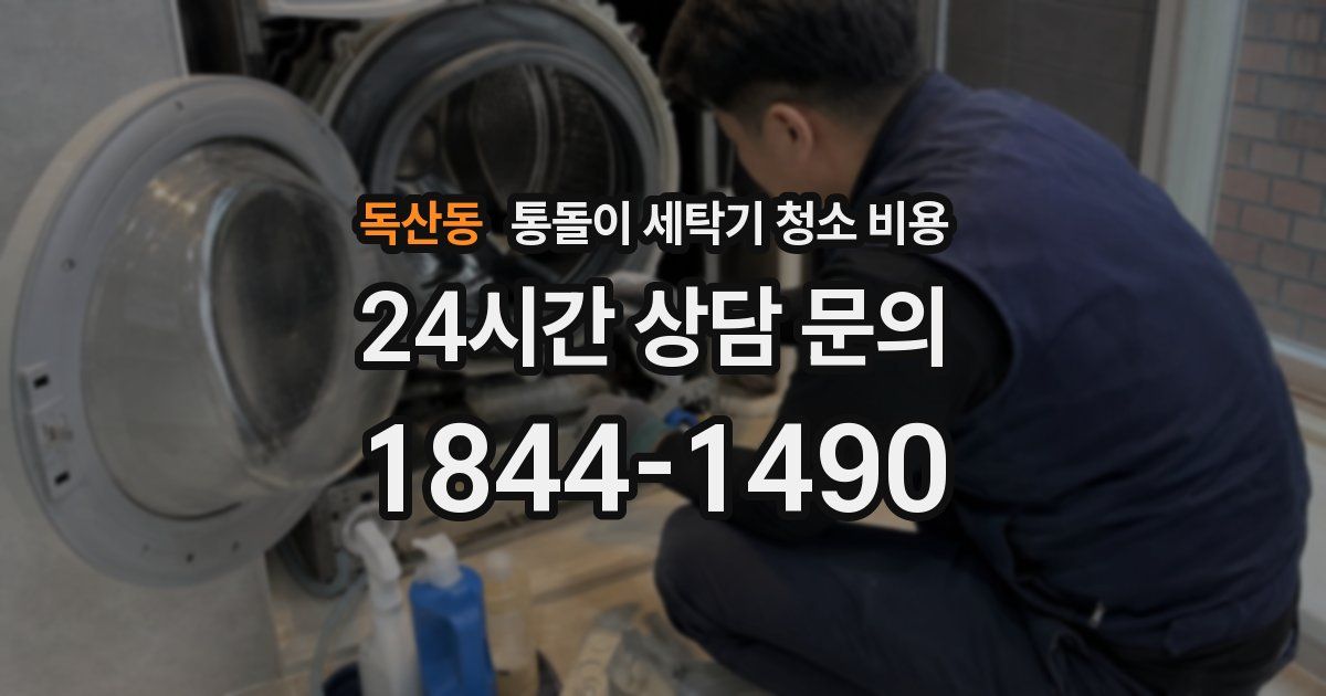 독산동 통돌이 세탁기 청소 비용