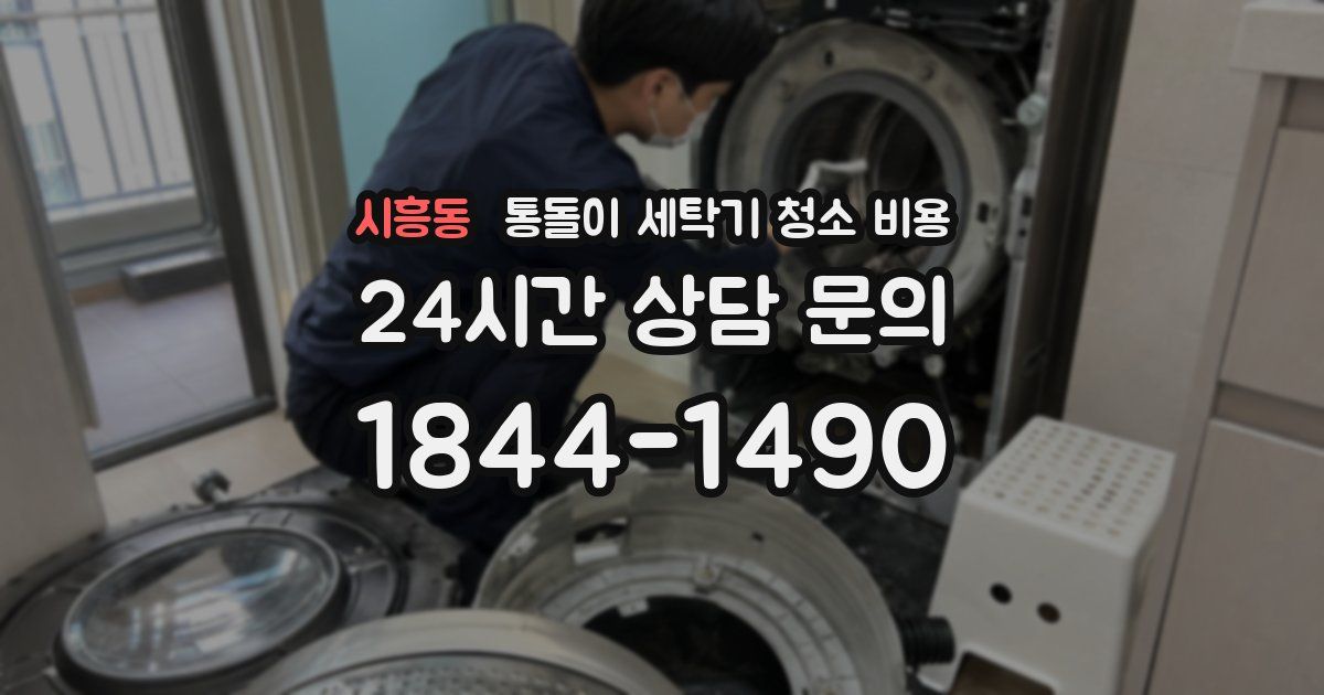 시흥동 통돌이 세탁기 청소 비용