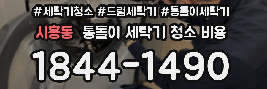 시흥동 통돌이 세탁기 청소 비용