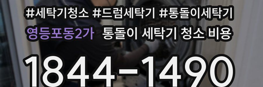 영등포동2가 통돌이 세탁기 청소 비용