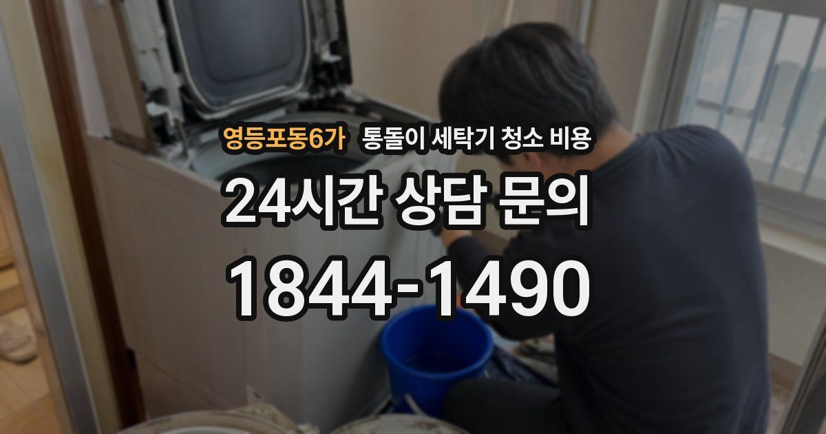 영등포동6가 통돌이 세탁기 청소 비용
