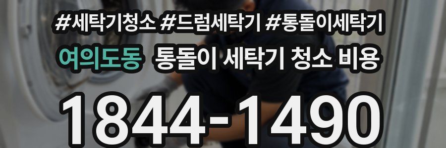 여의도동 통돌이 세탁기 청소 비용