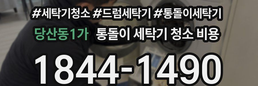 당산동1가 통돌이 세탁기 청소 비용