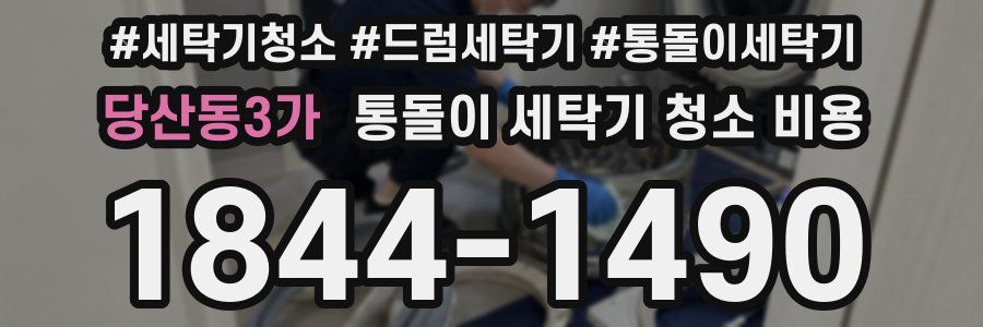 당산동3가 통돌이 세탁기 청소 비용