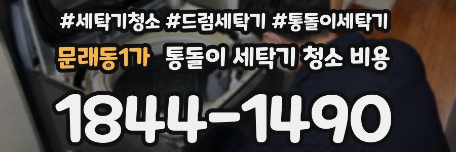 문래동1가 통돌이 세탁기 청소 비용