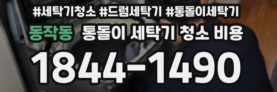 동작동 통돌이 세탁기 청소 비용