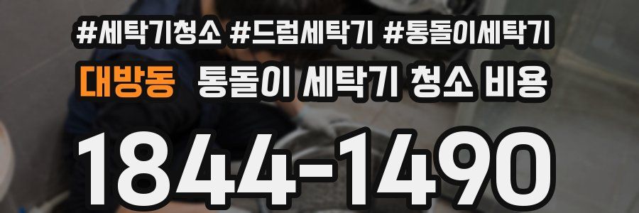 대방동 통돌이 세탁기 청소 비용
