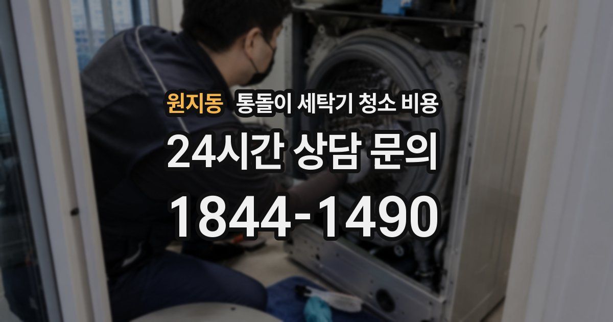 원지동 통돌이 세탁기 청소 비용