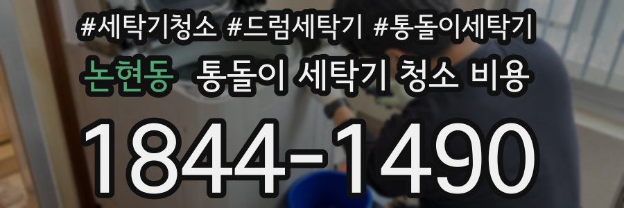 논현동 통돌이 세탁기 청소 비용
