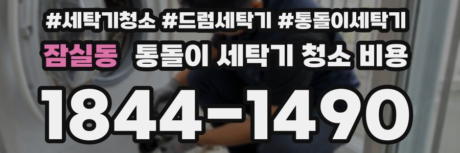 잠실동 통돌이 세탁기 청소 비용