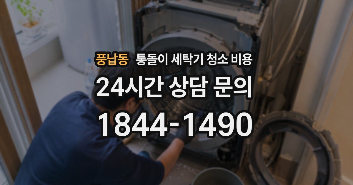 풍납동 통돌이 세탁기 청소 비용