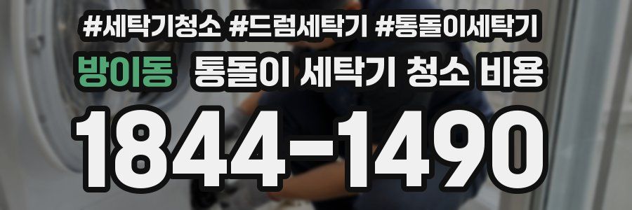 방이동 통돌이 세탁기 청소 비용