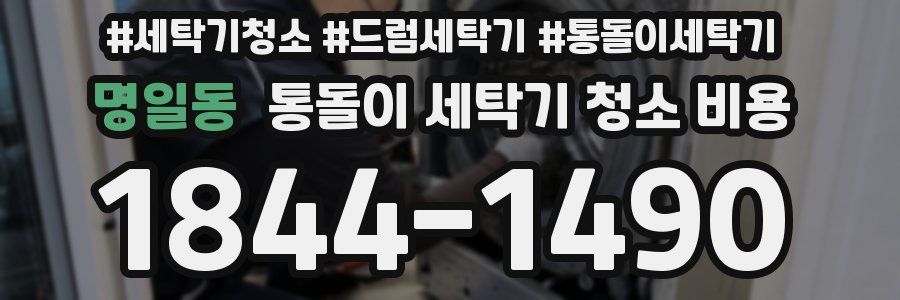 명일동 통돌이 세탁기 청소 비용