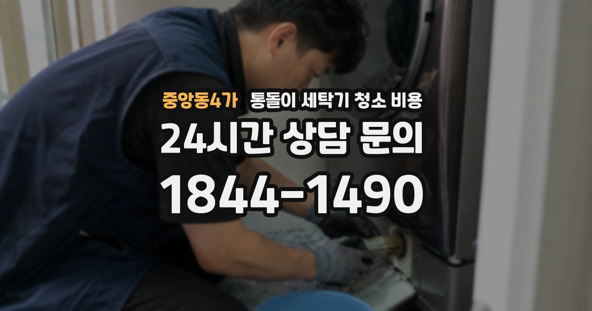 중앙동4가 통돌이 세탁기 청소 비용