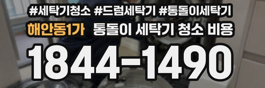 해안동1가 통돌이 세탁기 청소 비용