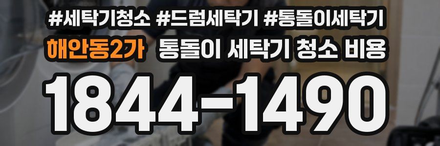 해안동2가 통돌이 세탁기 청소 비용