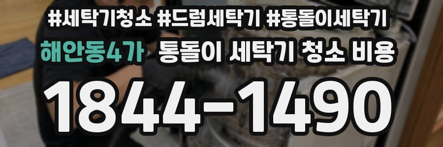해안동4가 통돌이 세탁기 청소 비용