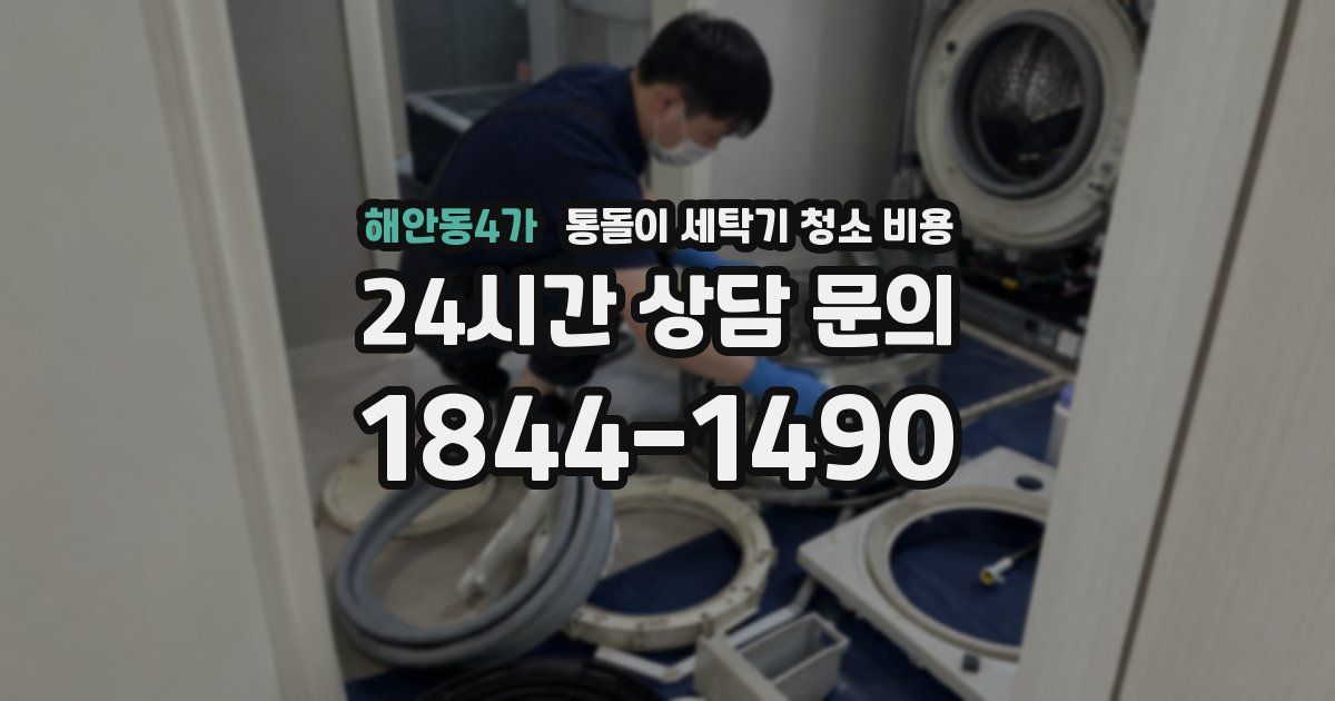 해안동4가 통돌이 세탁기 청소 비용