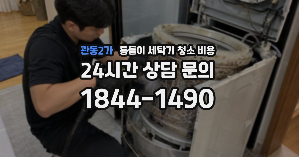 관동2가 통돌이 세탁기 청소 비용