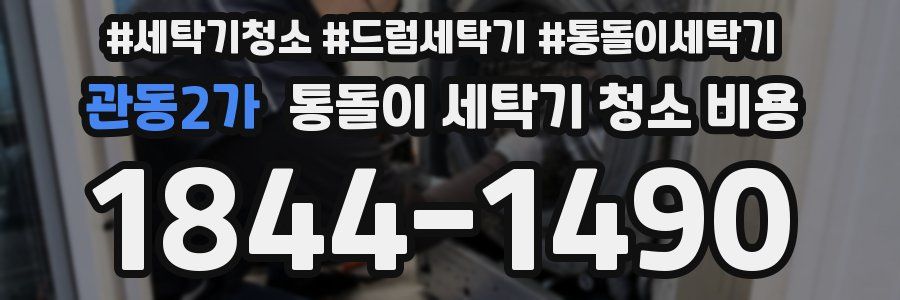 관동2가 통돌이 세탁기 청소 비용