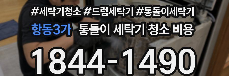 항동3가 통돌이 세탁기 청소 비용