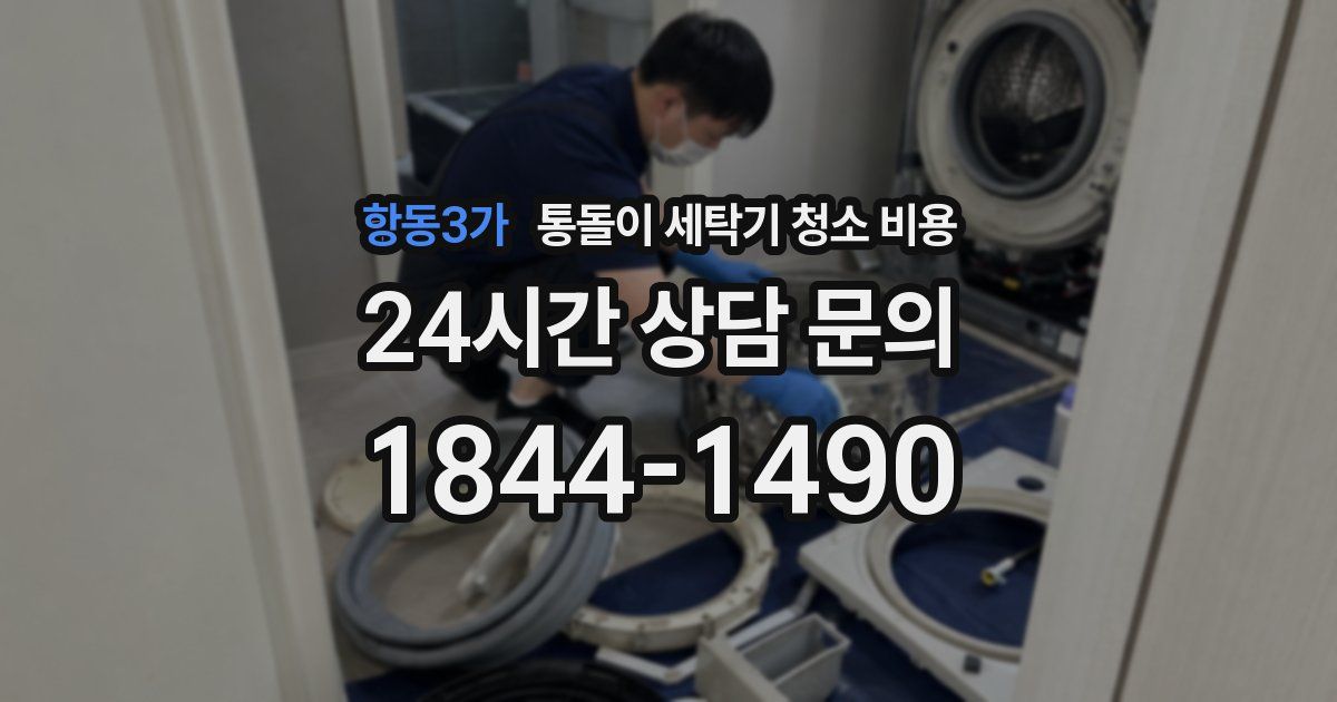 항동3가 통돌이 세탁기 청소 비용