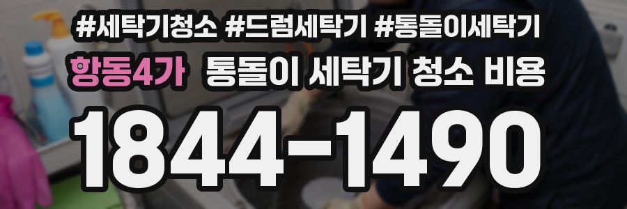 항동4가 통돌이 세탁기 청소 비용
