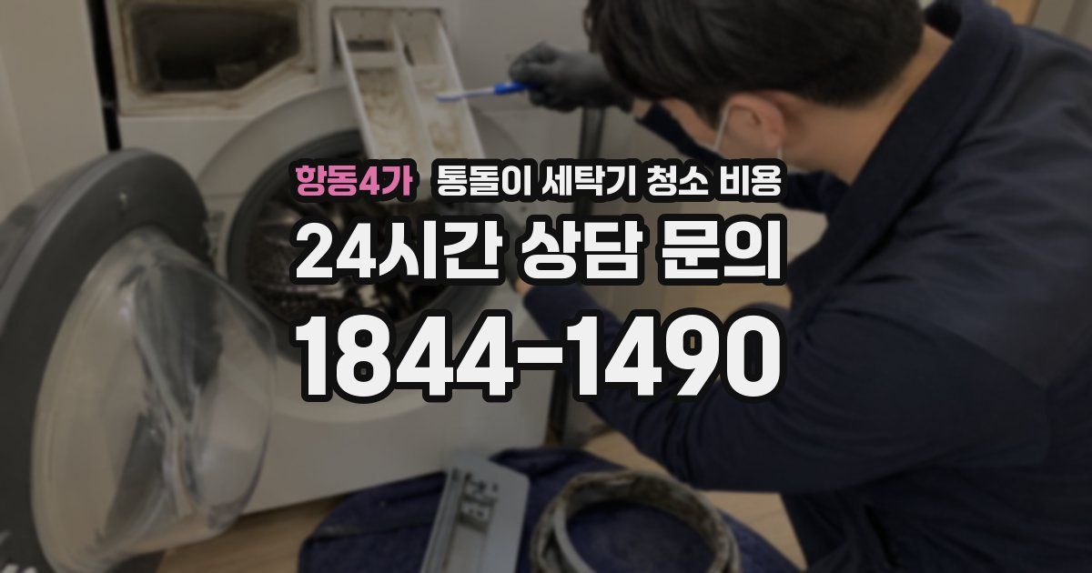 항동4가 통돌이 세탁기 청소 비용
