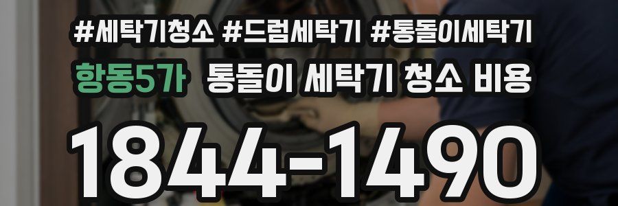 항동5가 통돌이 세탁기 청소 비용