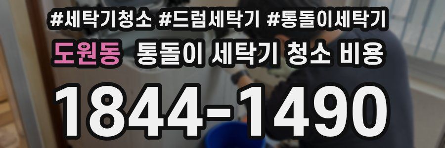 도원동 통돌이 세탁기 청소 비용