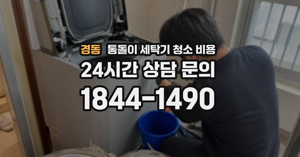 경동 통돌이 세탁기 청소 비용