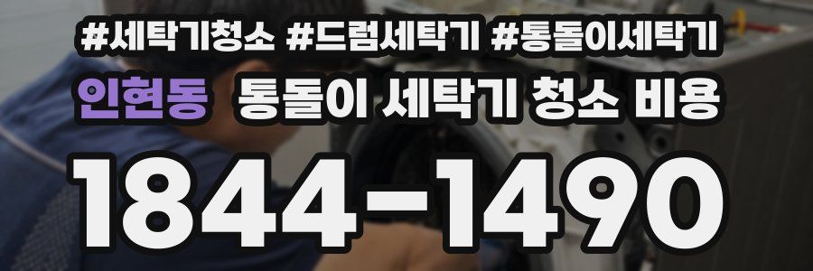 인현동 통돌이 세탁기 청소 비용