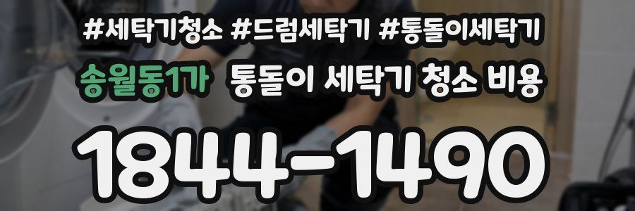 송월동1가 통돌이 세탁기 청소 비용
