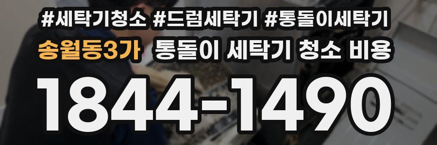 송월동3가 통돌이 세탁기 청소 비용