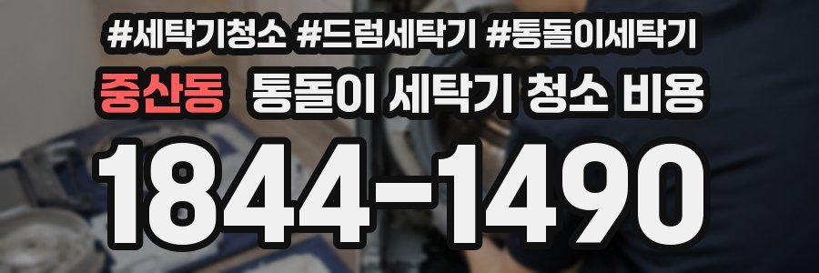 중산동 통돌이 세탁기 청소 비용