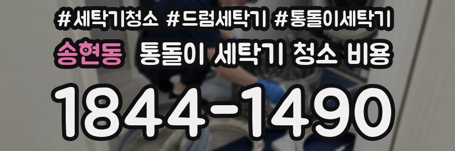 송현동 통돌이 세탁기 청소 비용