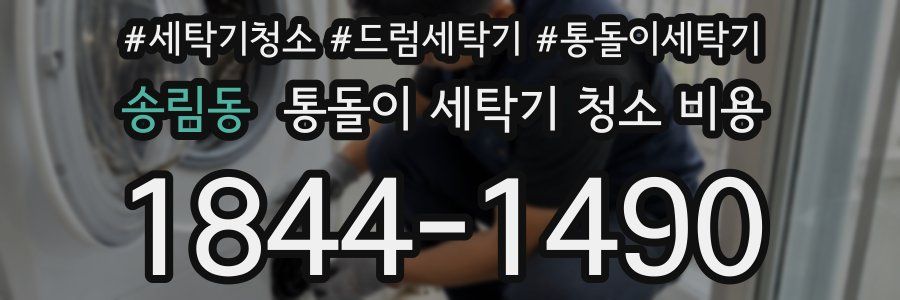 송림동 통돌이 세탁기 청소 비용