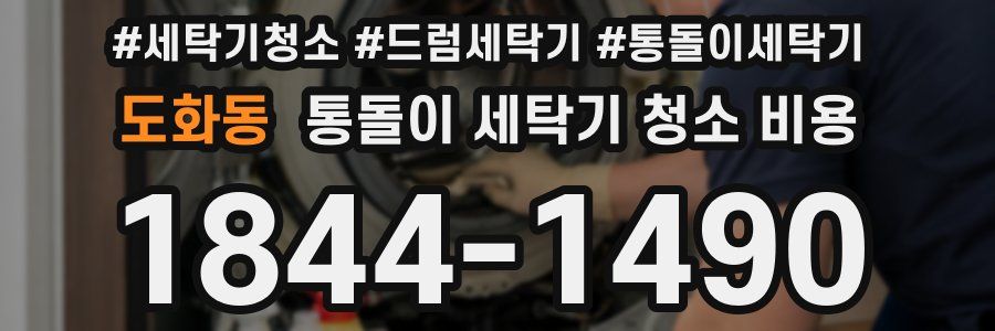 도화동 통돌이 세탁기 청소 비용