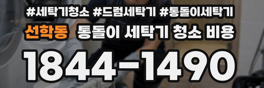 선학동 통돌이 세탁기 청소 비용