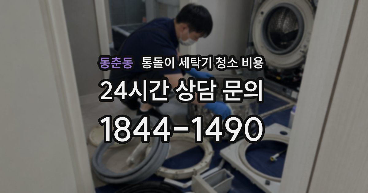 동춘동 통돌이 세탁기 청소 비용