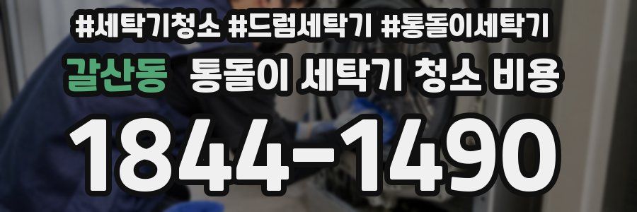 갈산동 통돌이 세탁기 청소 비용