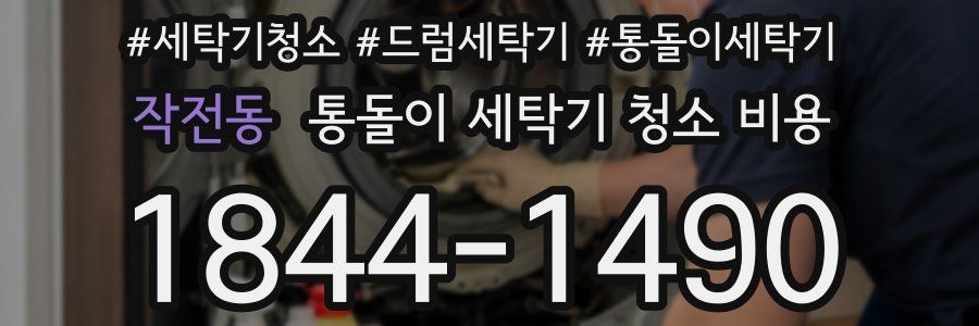 작전동 통돌이 세탁기 청소 비용