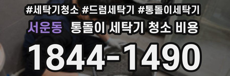 서운동 통돌이 세탁기 청소 비용